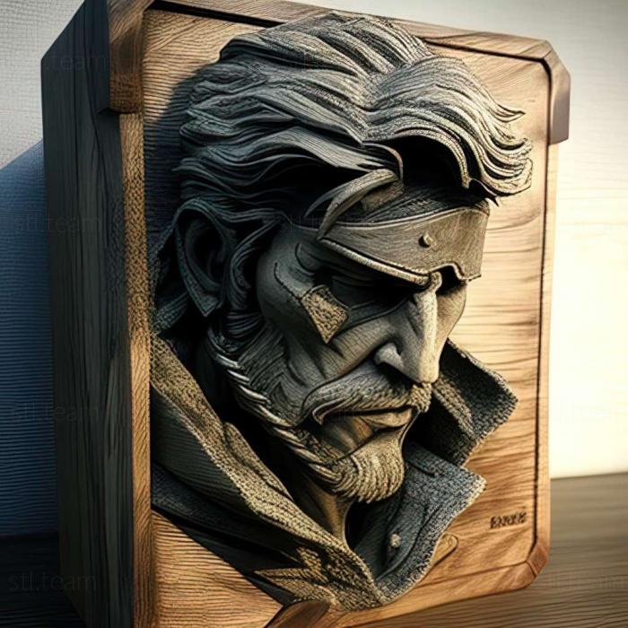 3D модель Тверда змія з Metal Gear Solid (STL)